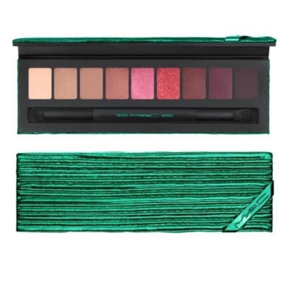 MAC Cosmetics Shiny Little Things Rose Eyeshadow Palette w/ Eyeshadow Brush